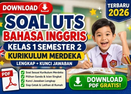 Kumpulan Soal Bahasa Inggris Kelas 1 Semester 1 K13: Latihan Angka & Kosakata Dasar untuk Anak SD